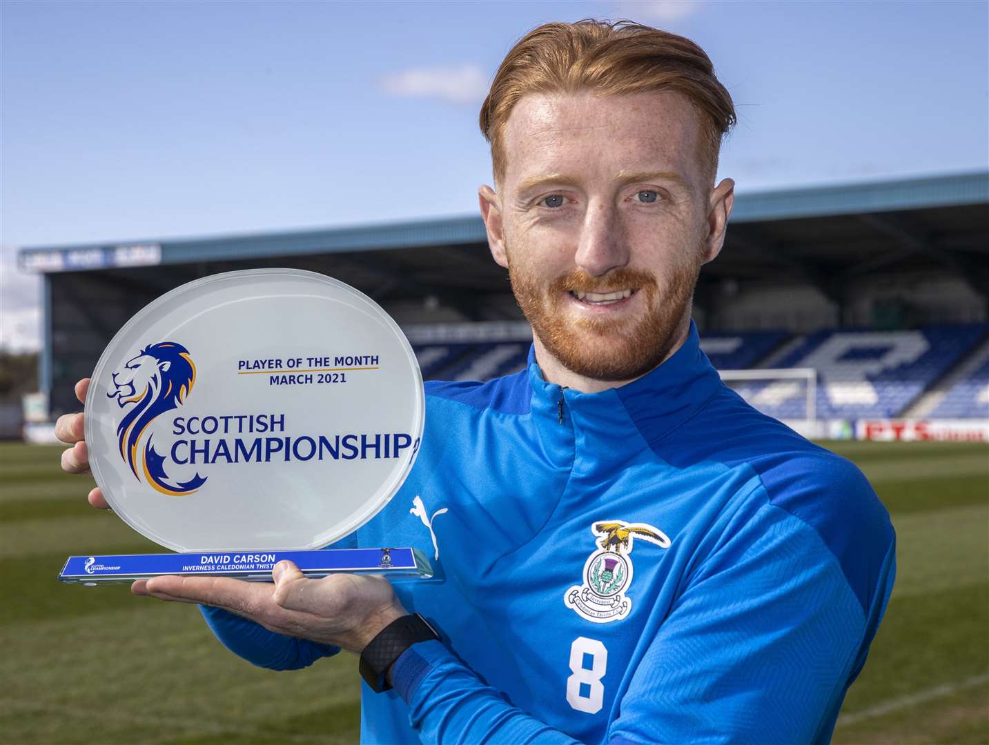 David Carson is named Scottish Championship player of the month for March. Picture: Ken Macpherson