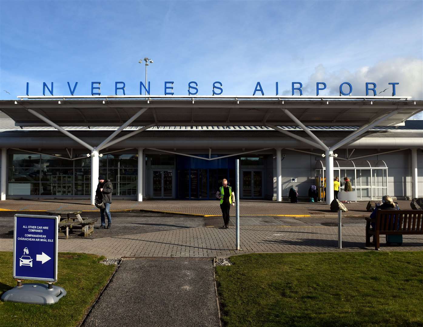 Inverness Airport locator. Picture: James Mackenzie.