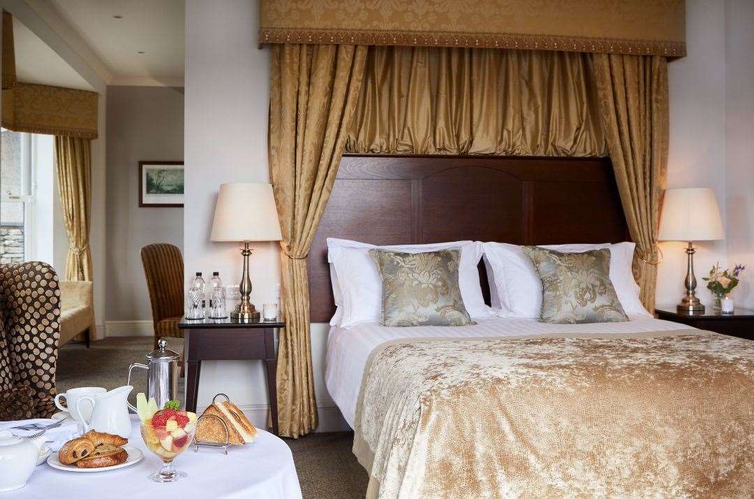 Luxury bedrooms available at The Old England Hotel.