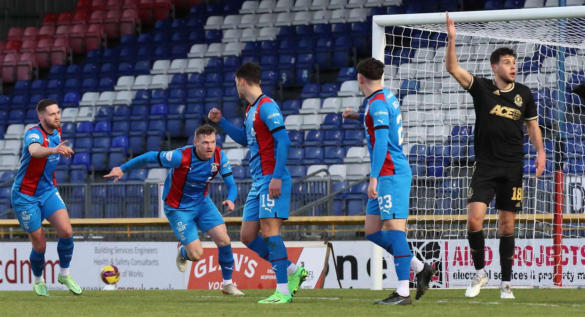 Caley Thistle beat Cove Rangers 6–1 on Monday. Picture: Ken Macpherson