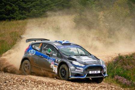 Paul Beaton and Euan Thorburn were second overall in the Grampian Stages. Picture: Daniel Forsyth.