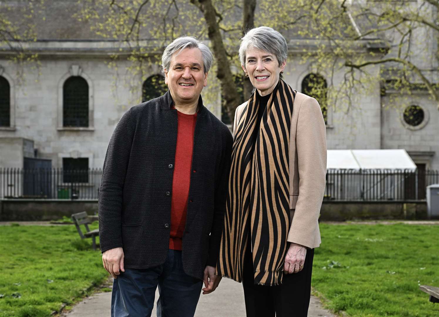 Sir Antonio Pappano and Dame Kathryn McDowell (Doug Peters Media Assignments/PA)