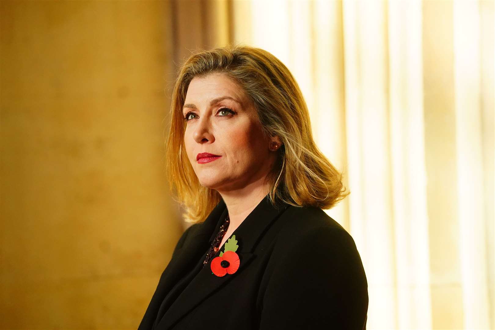 Penny Mordaunt said she chased Boris Johnson’s chief of staff 14 times about the missing messaged (Victoria Jones/PA)
