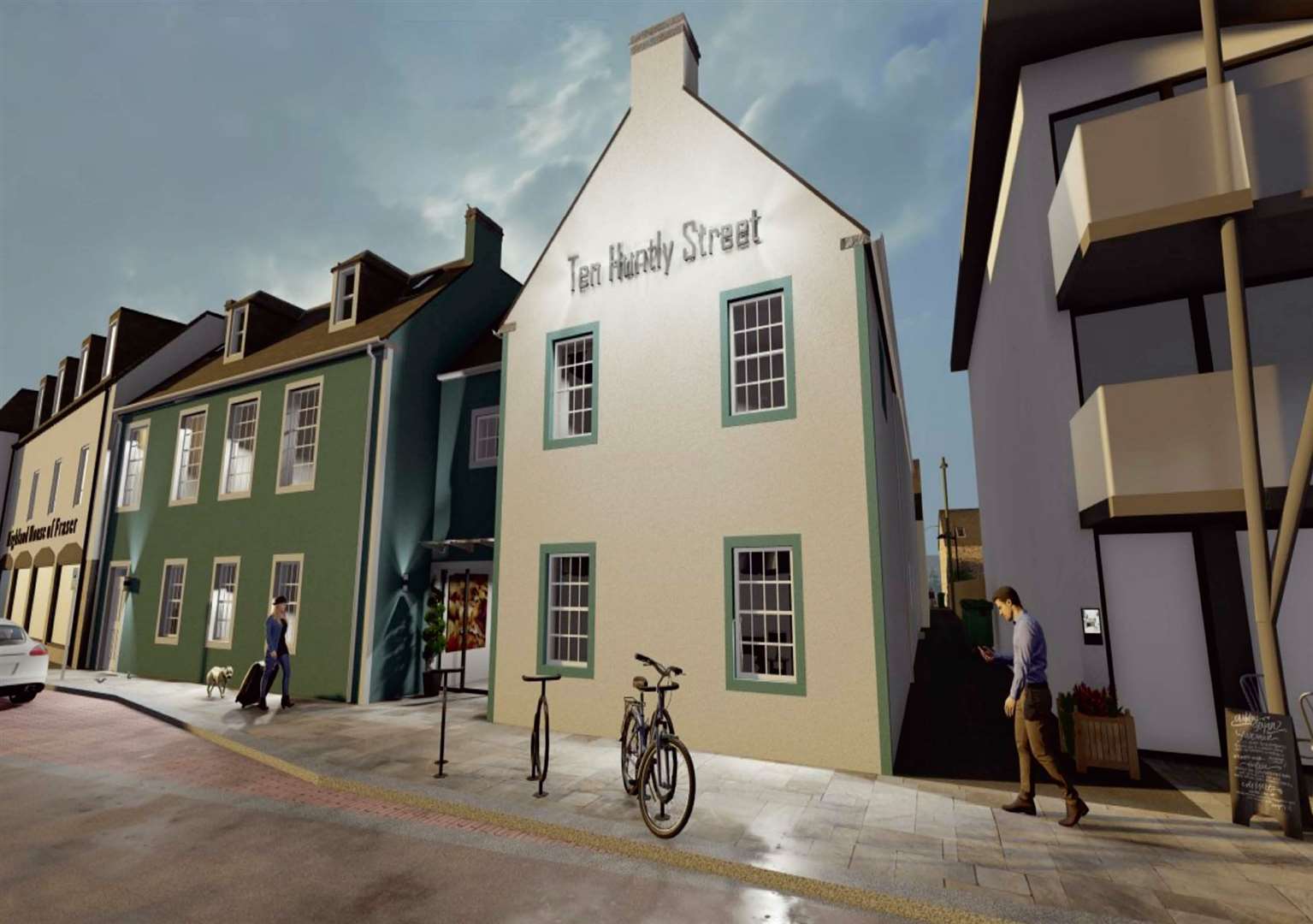 Image of proposed Huntly Street hotel.
