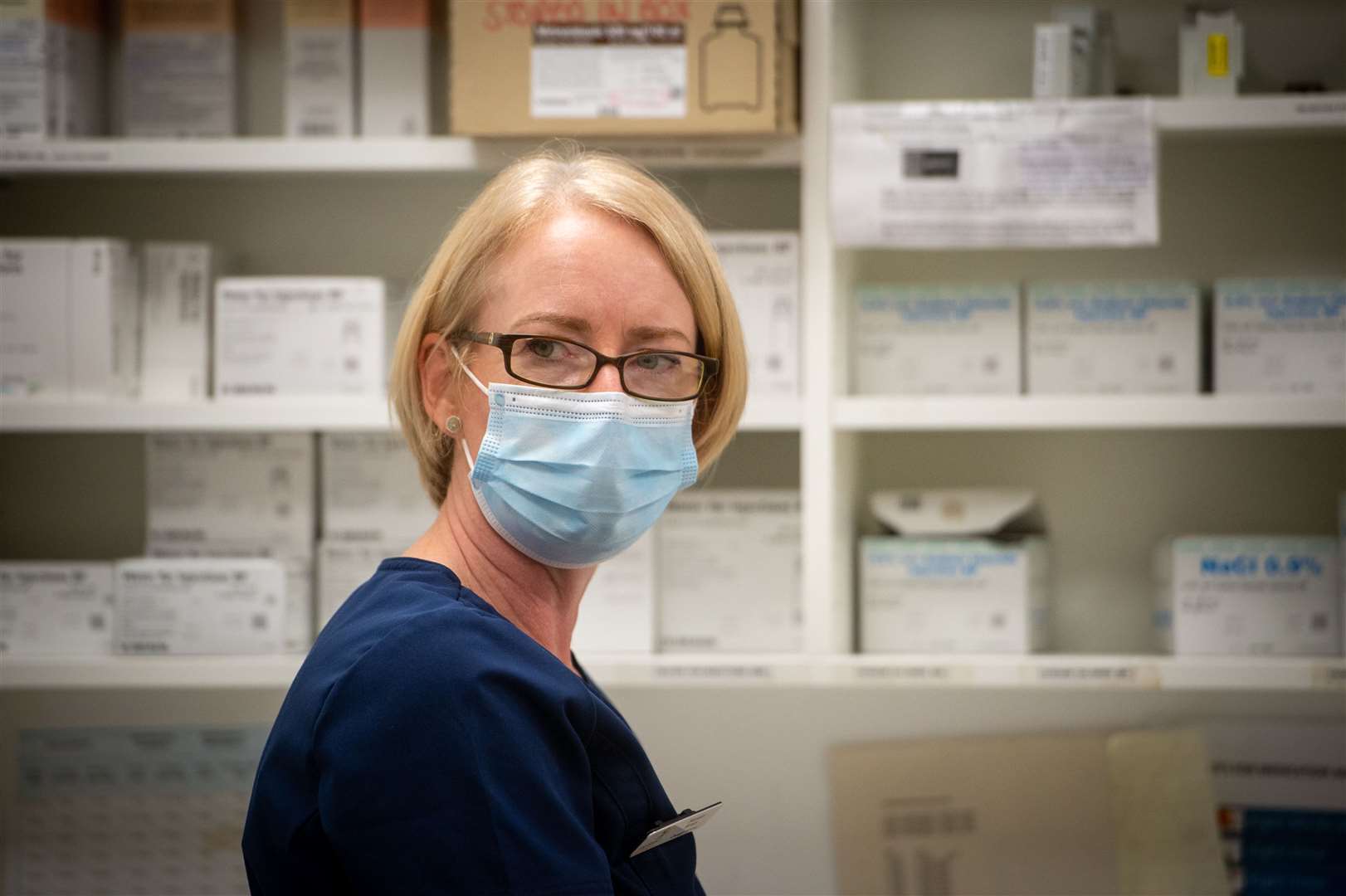 Charge nurse Susan Ross. Picture: Callum Mackay