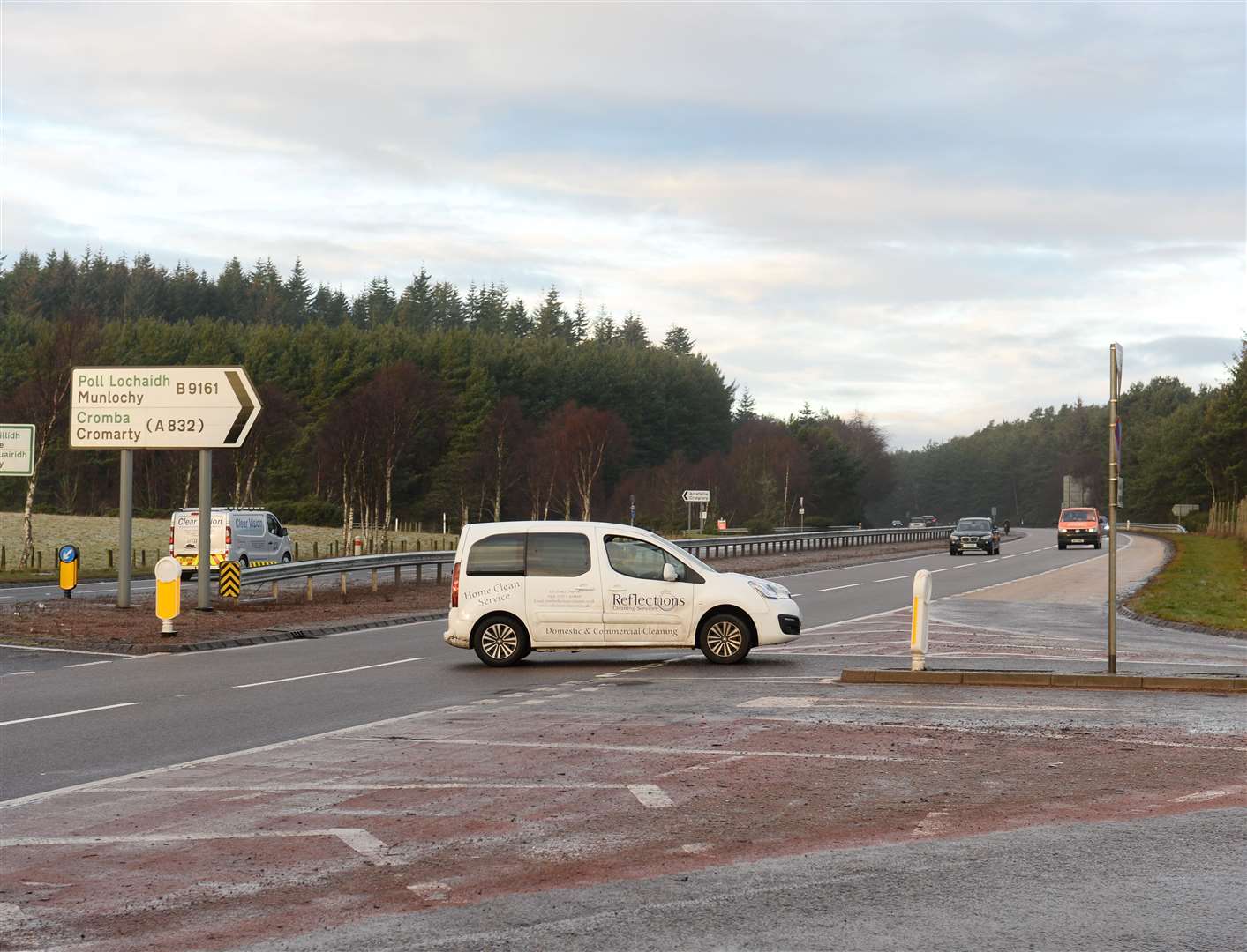 Munlochy junction of A9 and B9161. Picture: Gary Anthony.