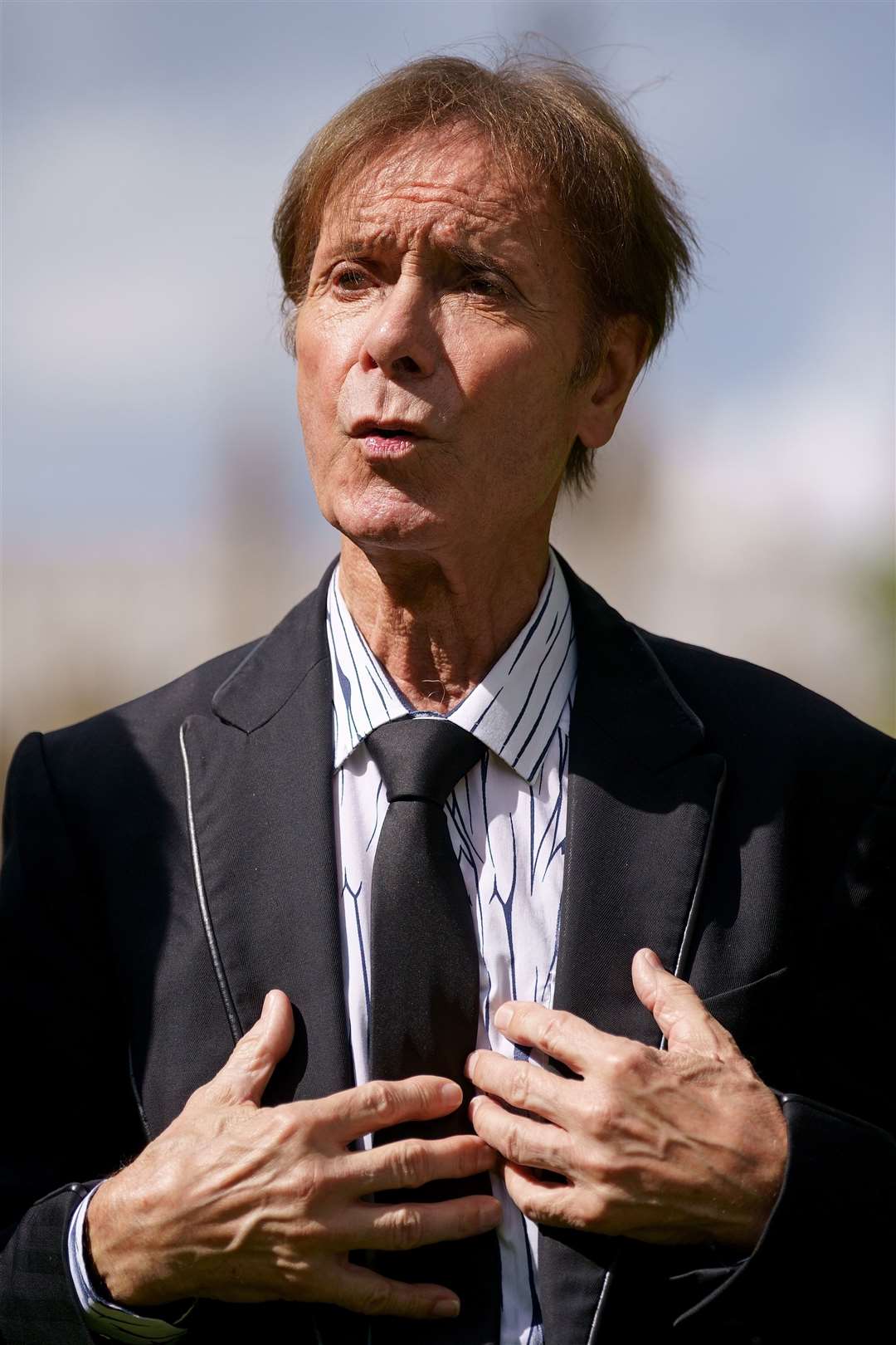 Sir Cliff Richard will feature in Channel 4’s The Accused: National Treasures On Trial (Victoria Jones/PA)