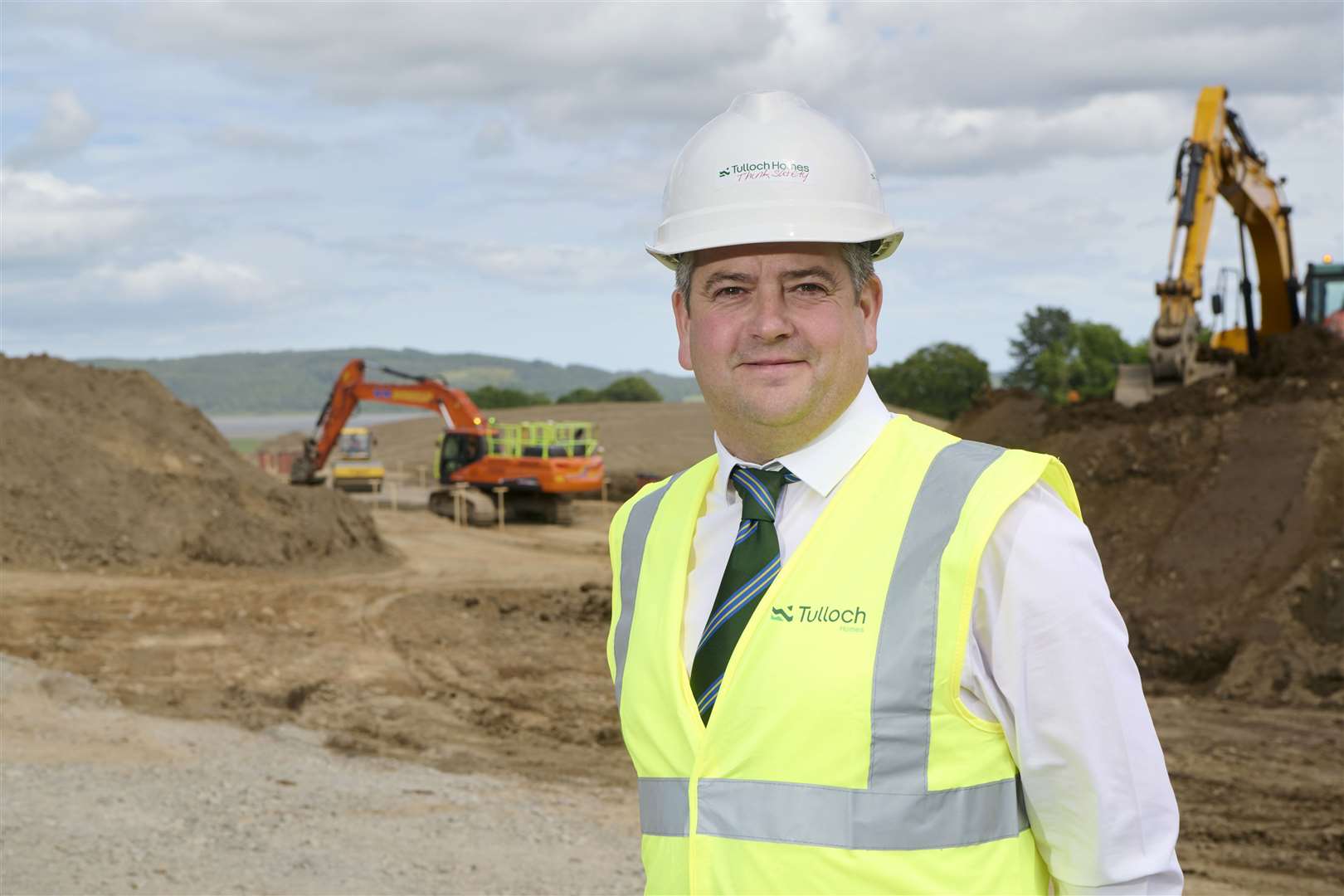 George Johnstone, Tulloch Homes' Kirkhill site manager.