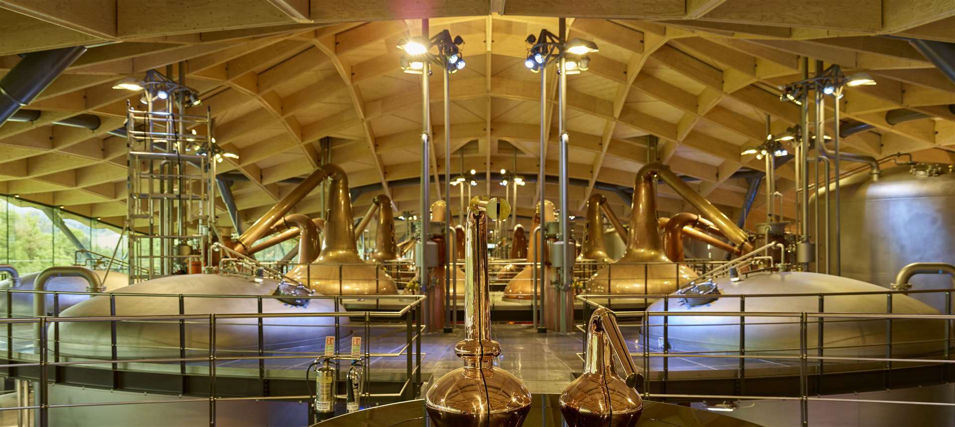 The new Macallan Distillery and Visitor Centre at Craigellachie.