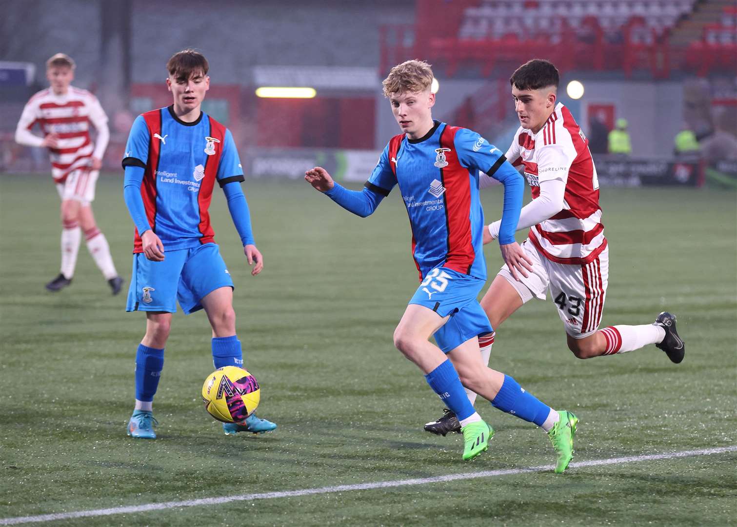 A host of Caley Thistle youngsters took on Hamilton in the SPFL Trust Trophy last season. Picture: Ken Macpherson