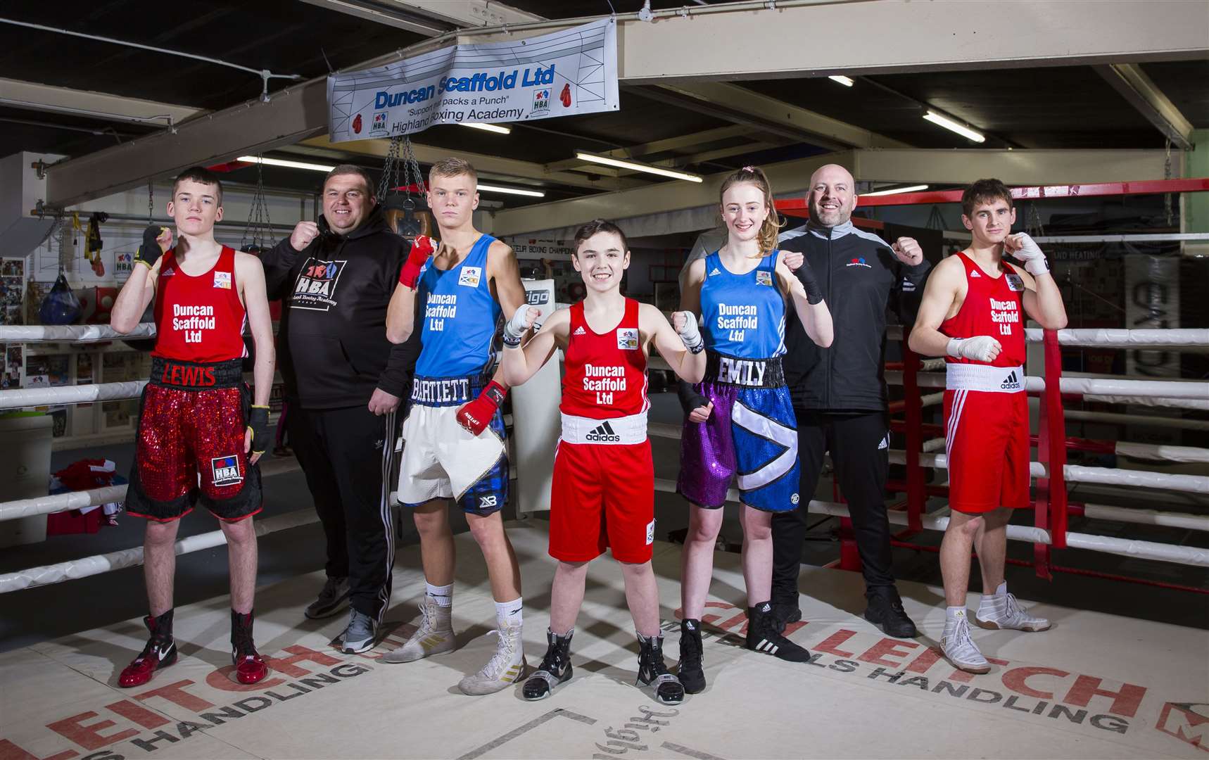 The Highland Boxing Academy squad that will be travelling down to the Lonsdale Box Cup.