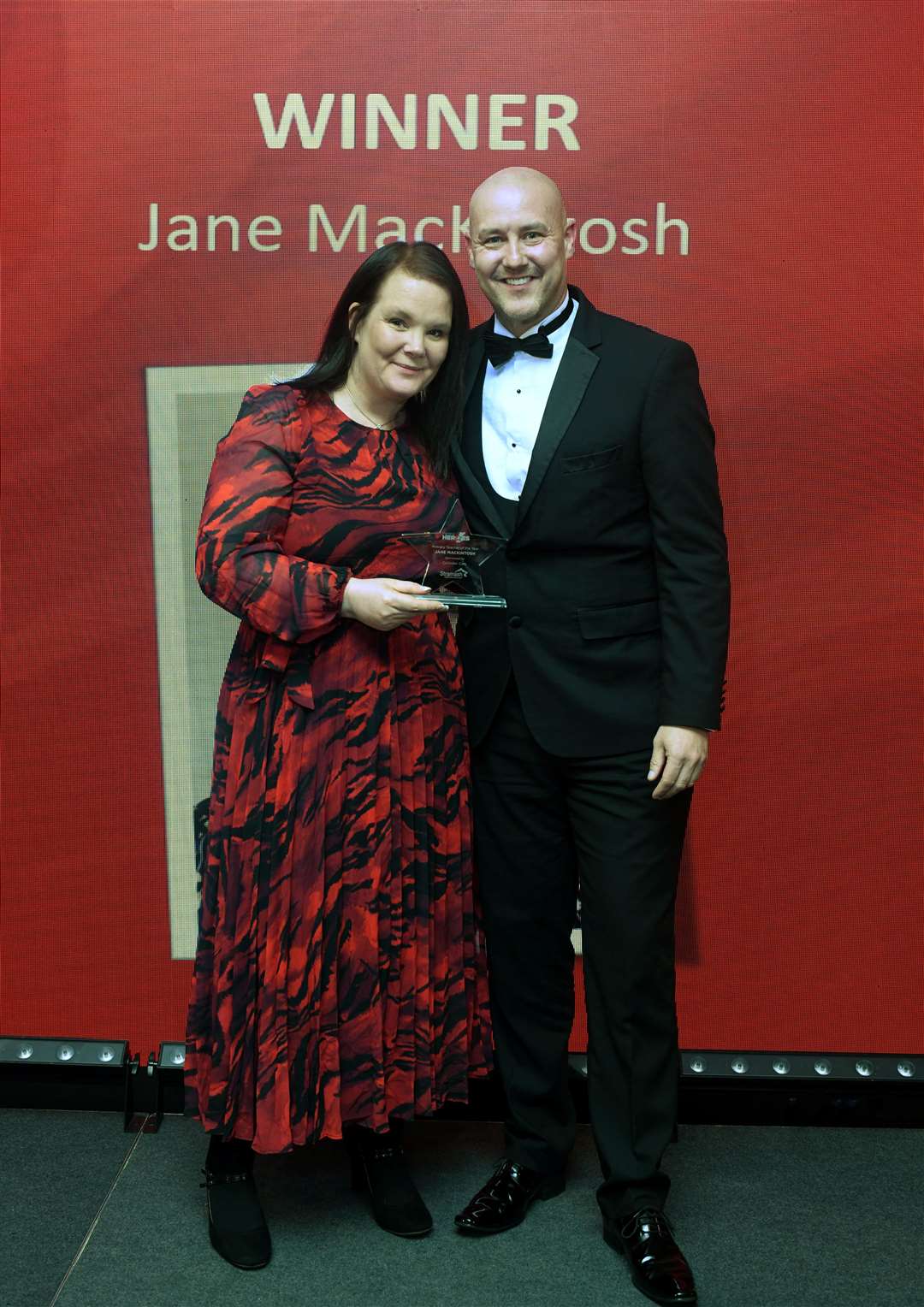 Jane Mackintosh won the primary teacher award sponsored by Culloden Cars. Picture: James Mackenzie