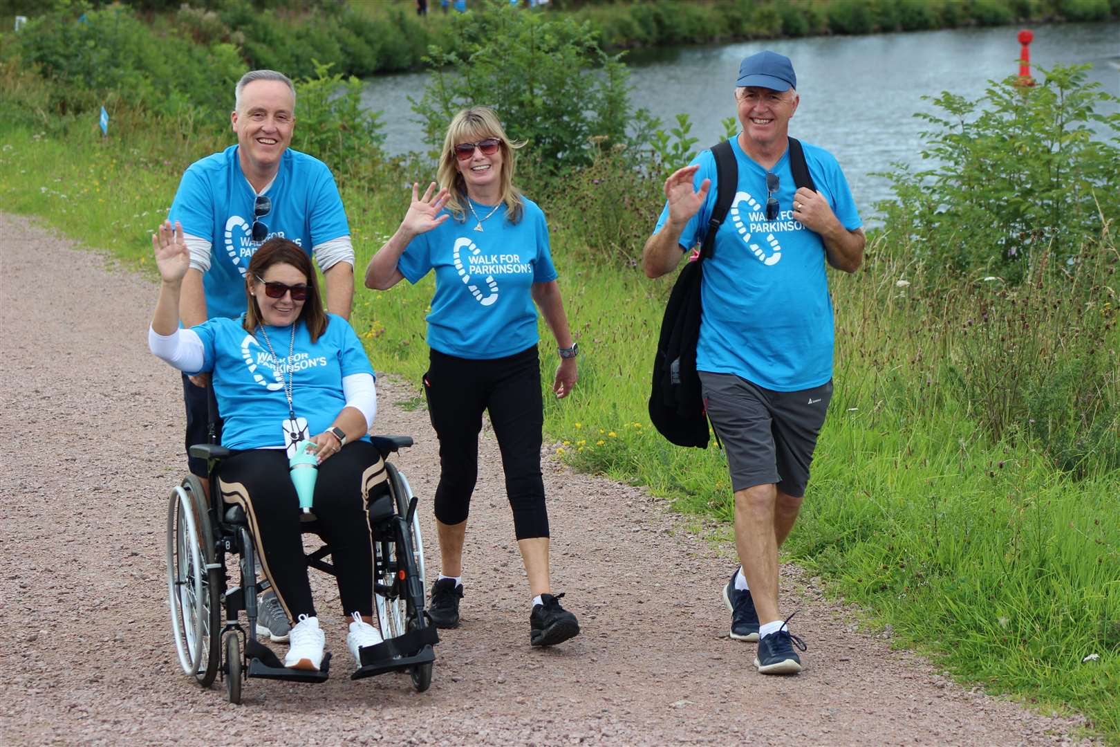 Walkers enjoyed the unexpected sunshine on the day. Pictures: Iain Stephen Morrison/Parkinson's UK.
