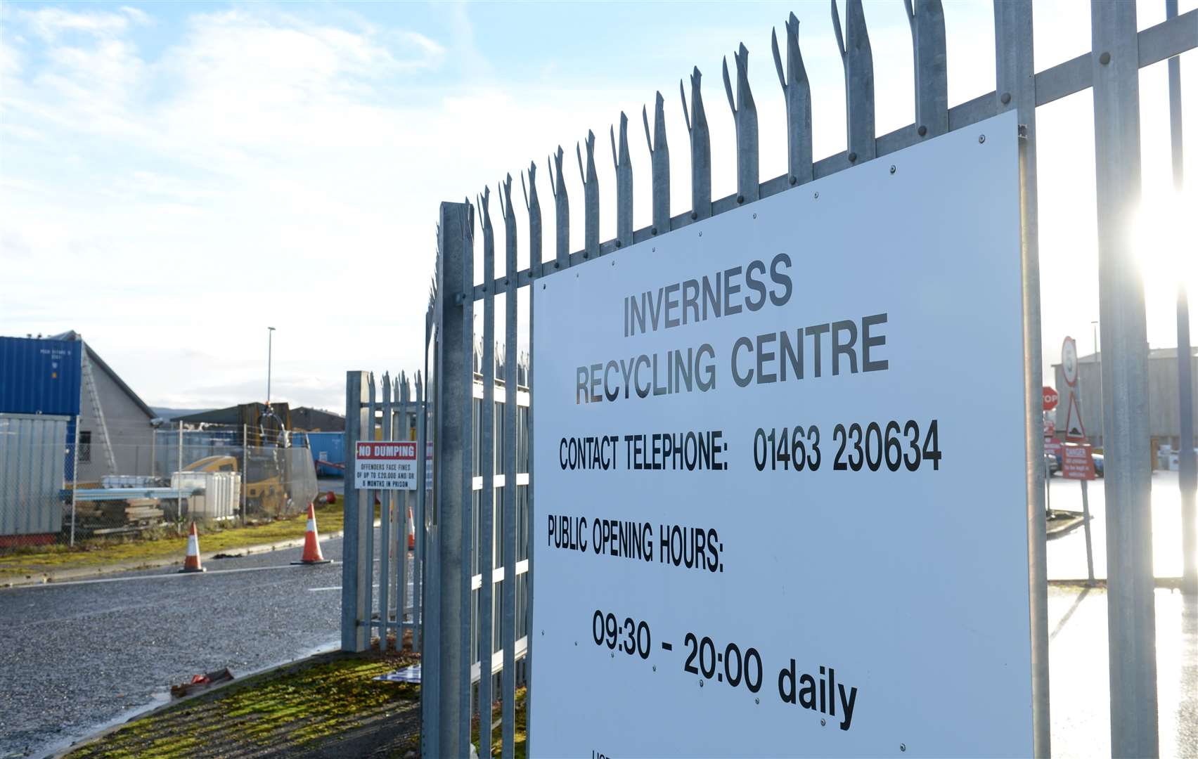 Inverness Recycling Centre.