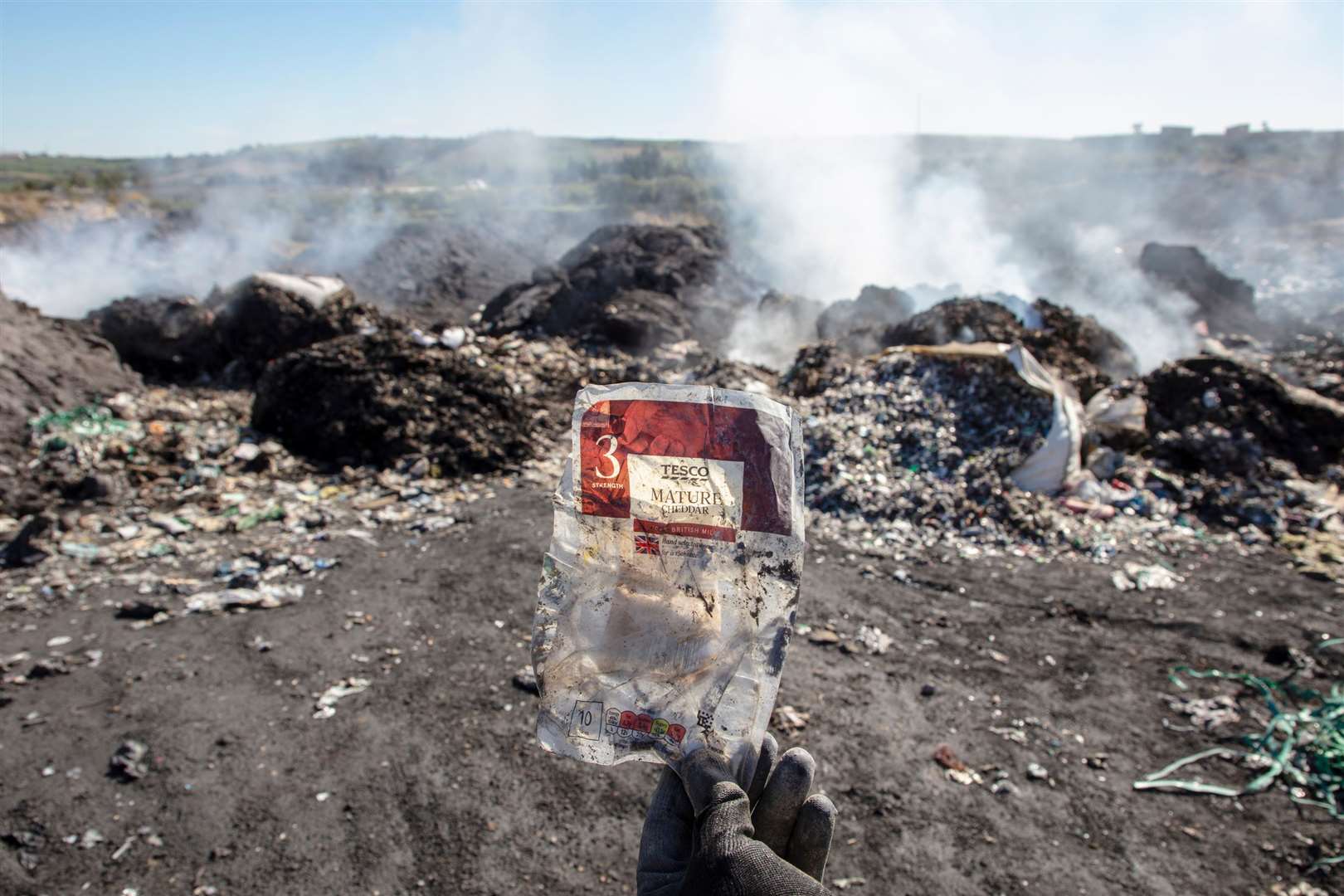 Waste dump at Karahan Kuyumcular, a village in the district of Seyhan, Adana Province in Turkey (Greenpeace)