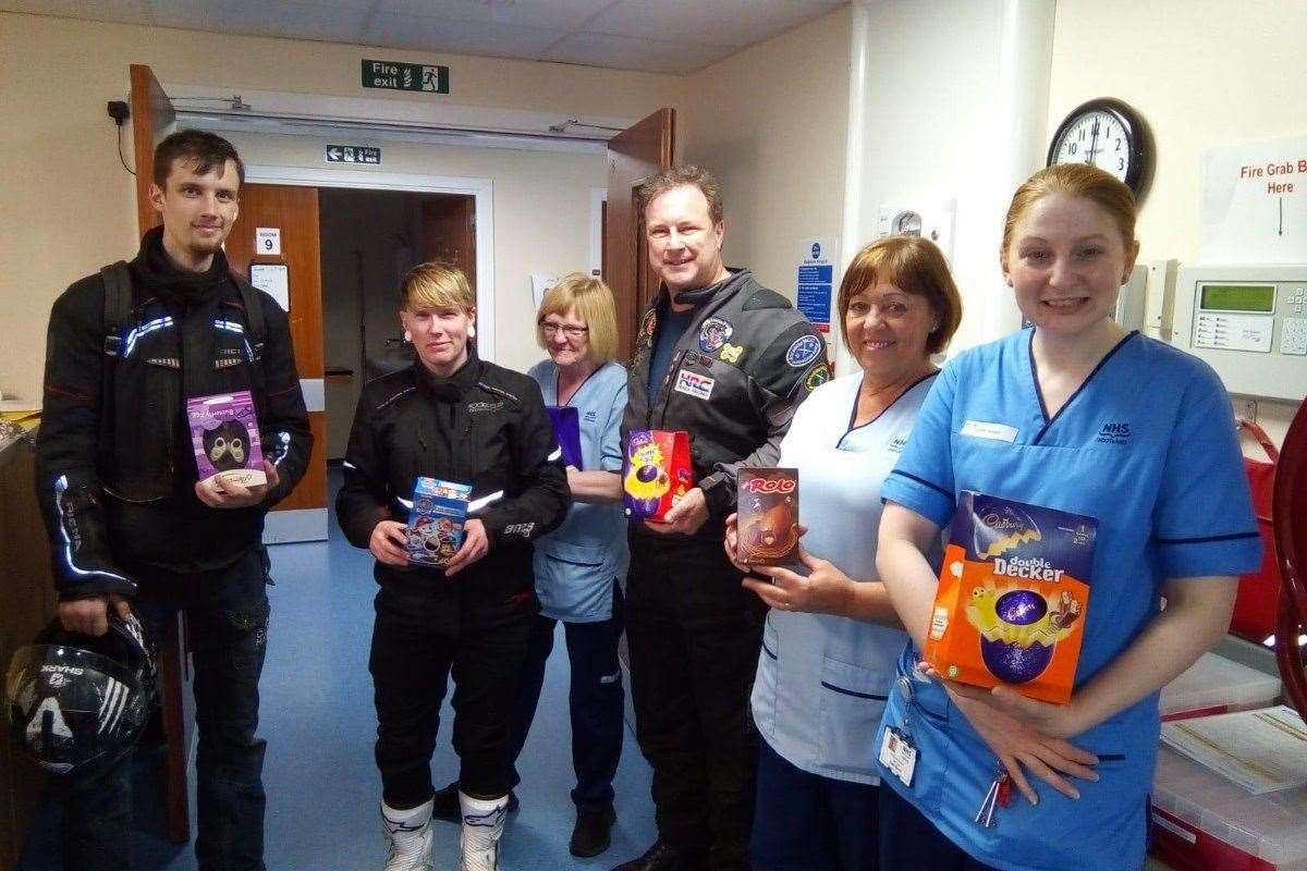 Bikers have donated Easter eggs in the past.