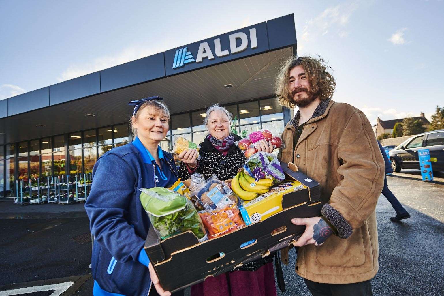 One of Aldi's food donations
