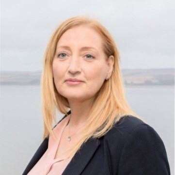 Allison McGuire from the Cromarty Firth Port Authority and a Highland Tourism ambassador