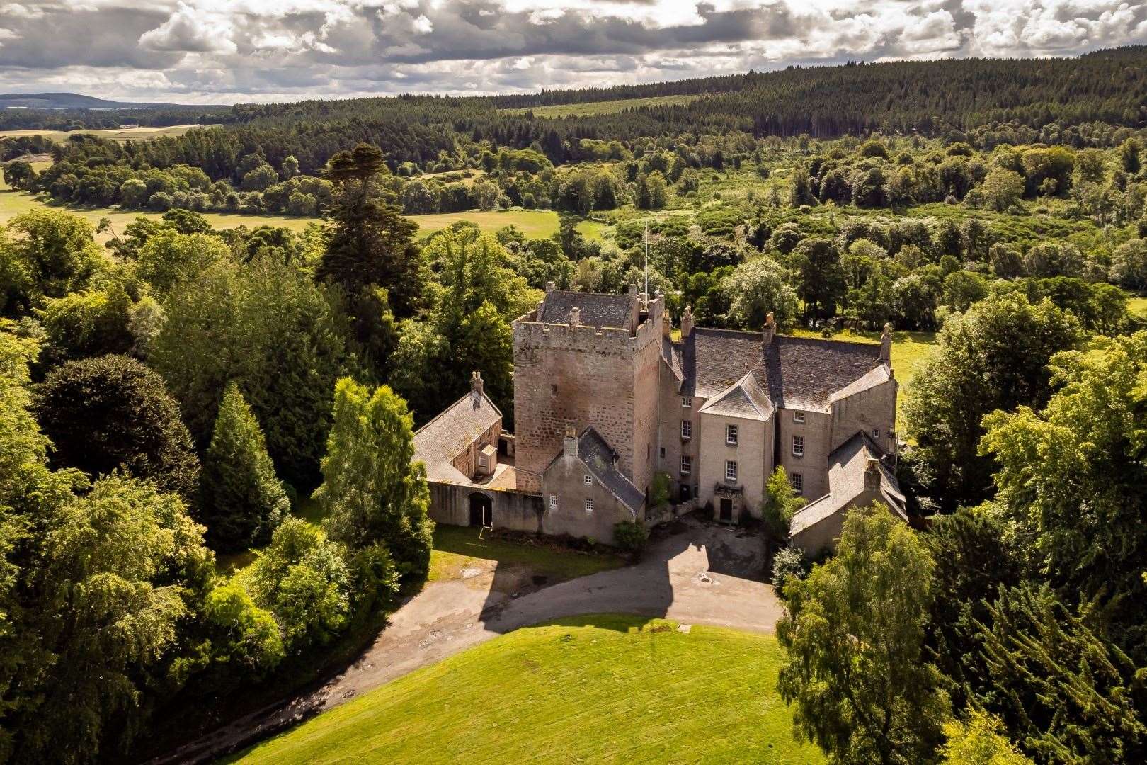 Kilravock Castle, dating back to the 15th century, was placed on the market with a price guide of £4 million.