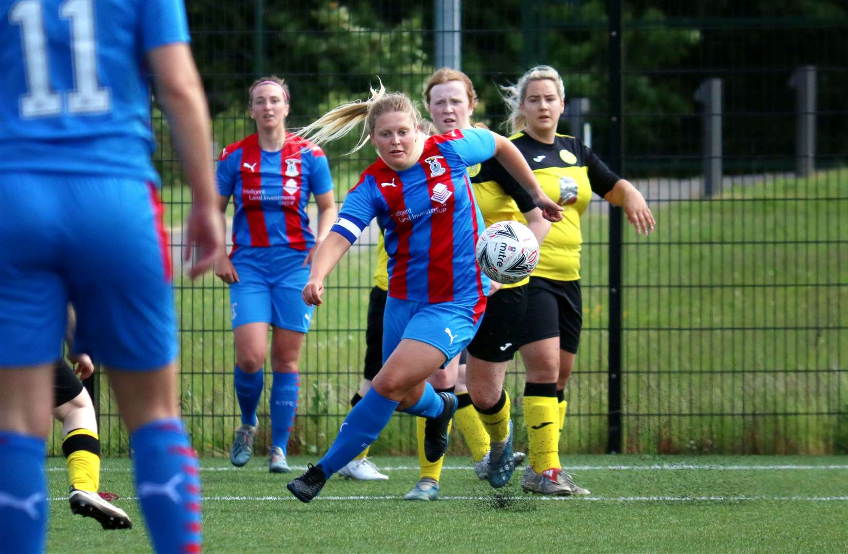 Jana Brady in action for Caley Thistle. Picture: James Mackenzie.