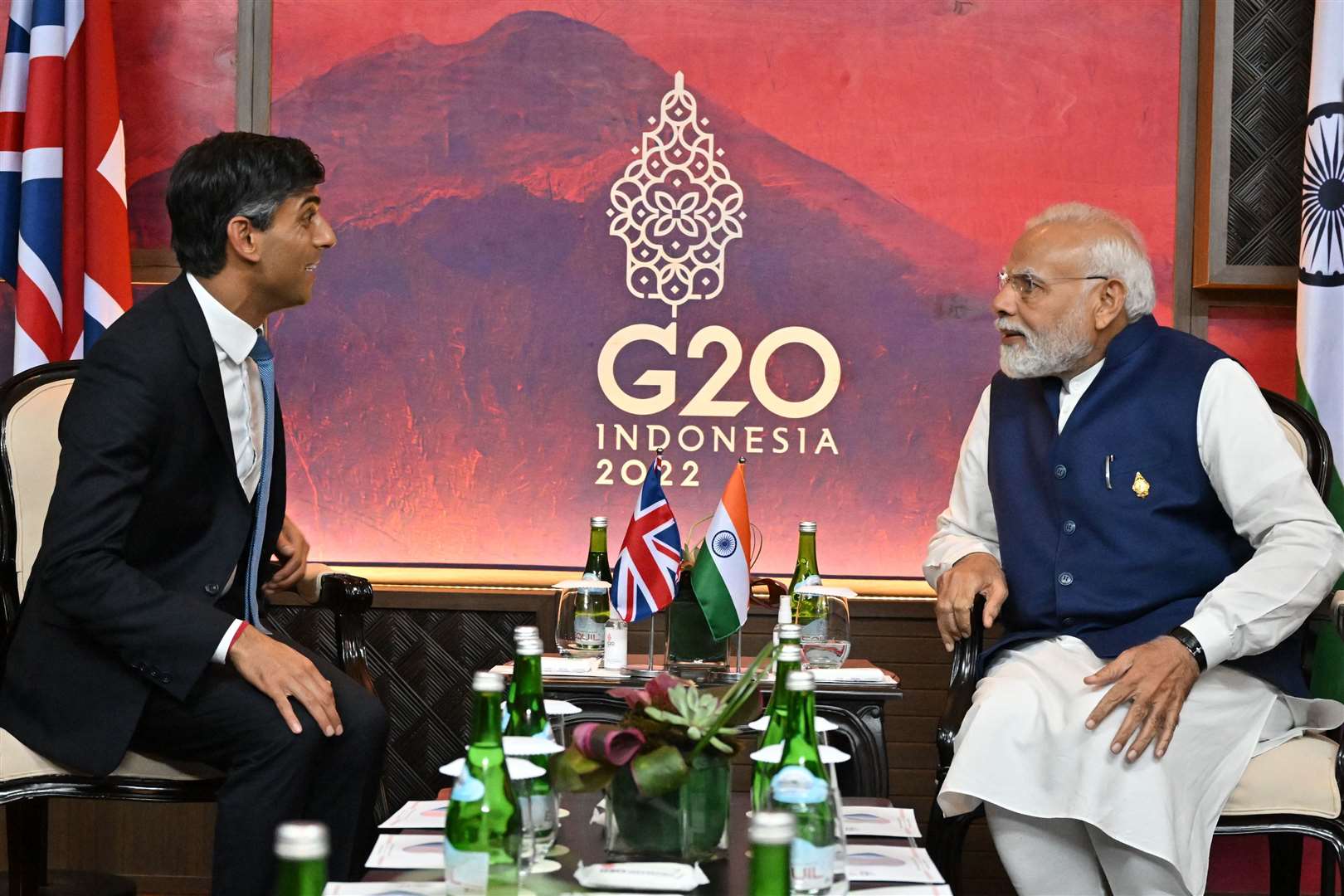 Rishi Sunak is known to have a good working relationship with Narendra Modi (Leon Neal/PA)