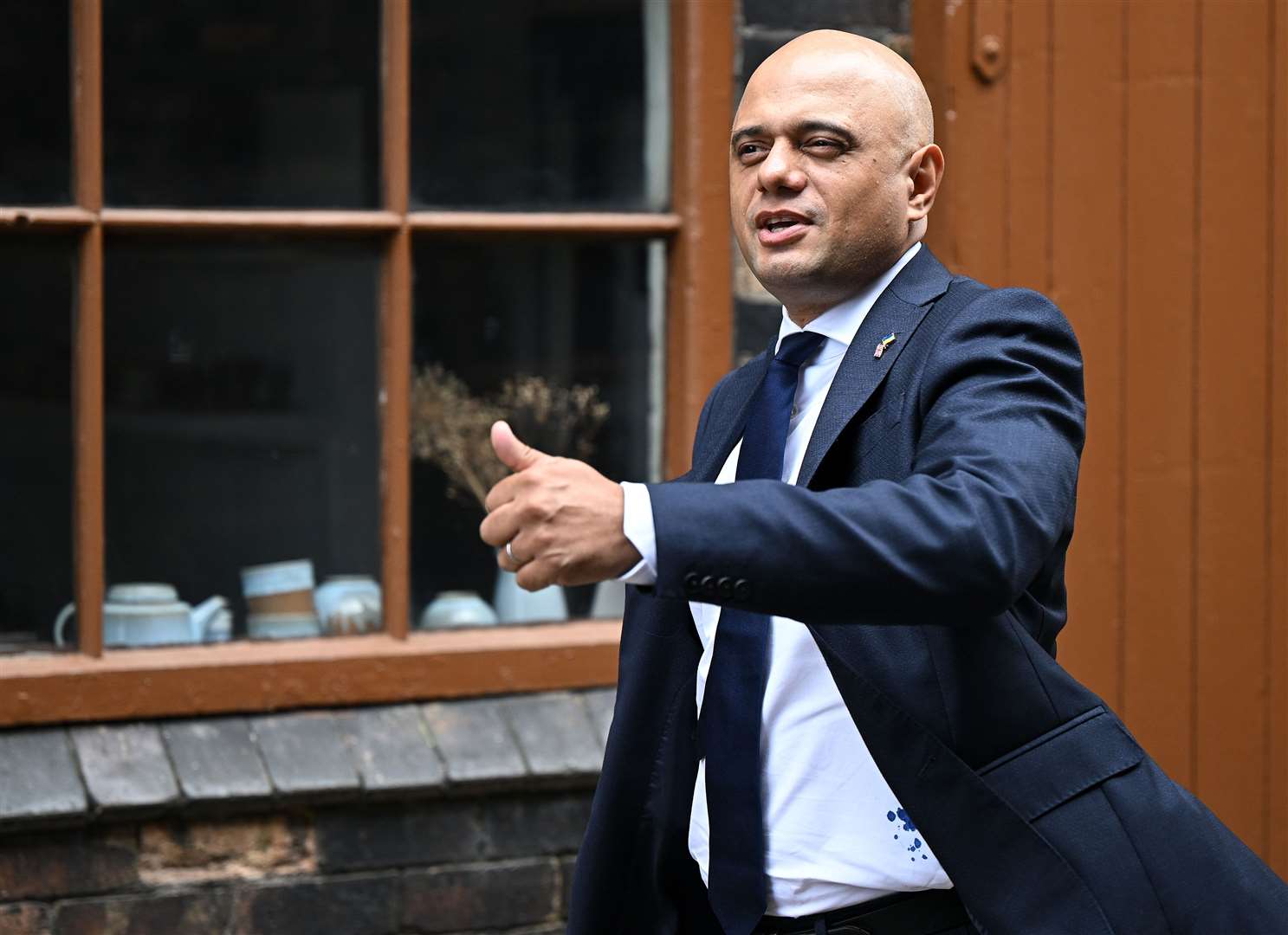 Health Secretary Sajid Javid says the Government could ‘come to regret’ imposing a windfall tax on businesses (Oli Scarff/PA)