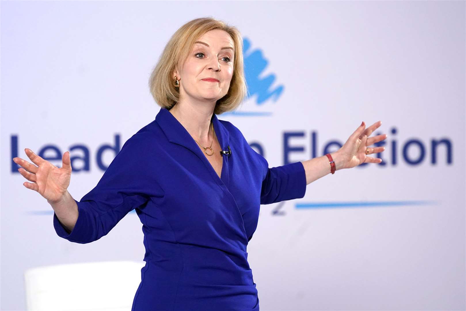 Liz Truss is the frontrunner in the Tory leadership contest (PA)