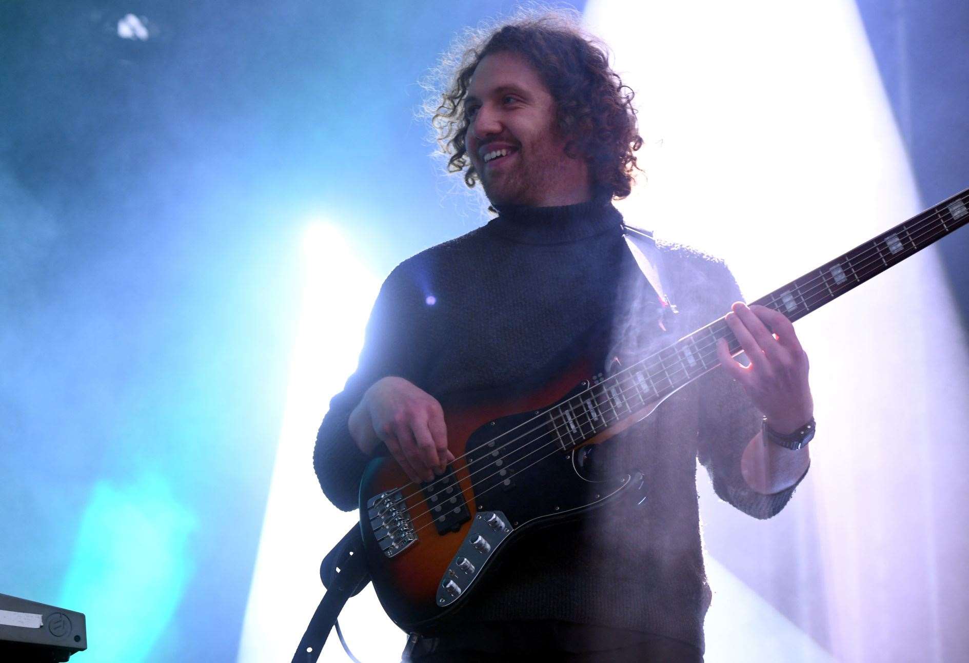 Elephant Sessions' bassist Seth Tinsley at The Gathering. Picture: James Mackenzie
