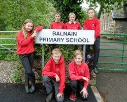 Balnain Primary's P7s.