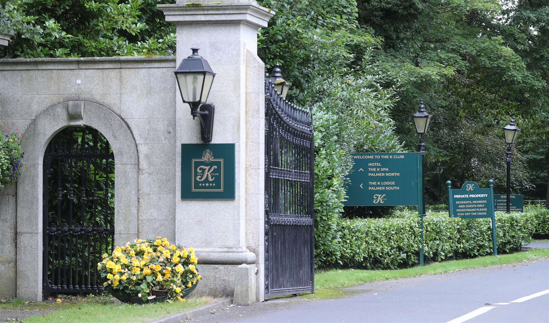 Mr Hogan stayed in Kildare at his residence in the luxury gated K Club resort (Niall Carson/PA)
