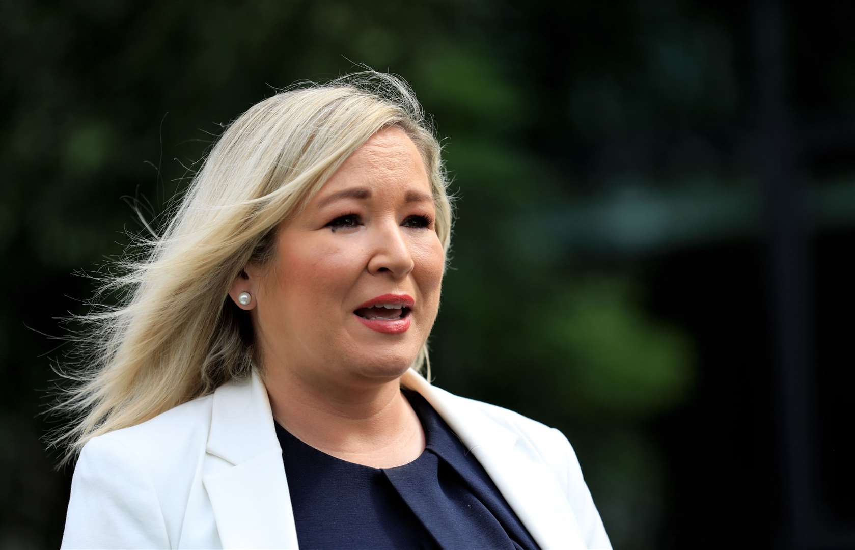 Michelle O’Neill said women would now have access to ‘modern and compassionate healthcare services’ (Liam McBurney/PA)