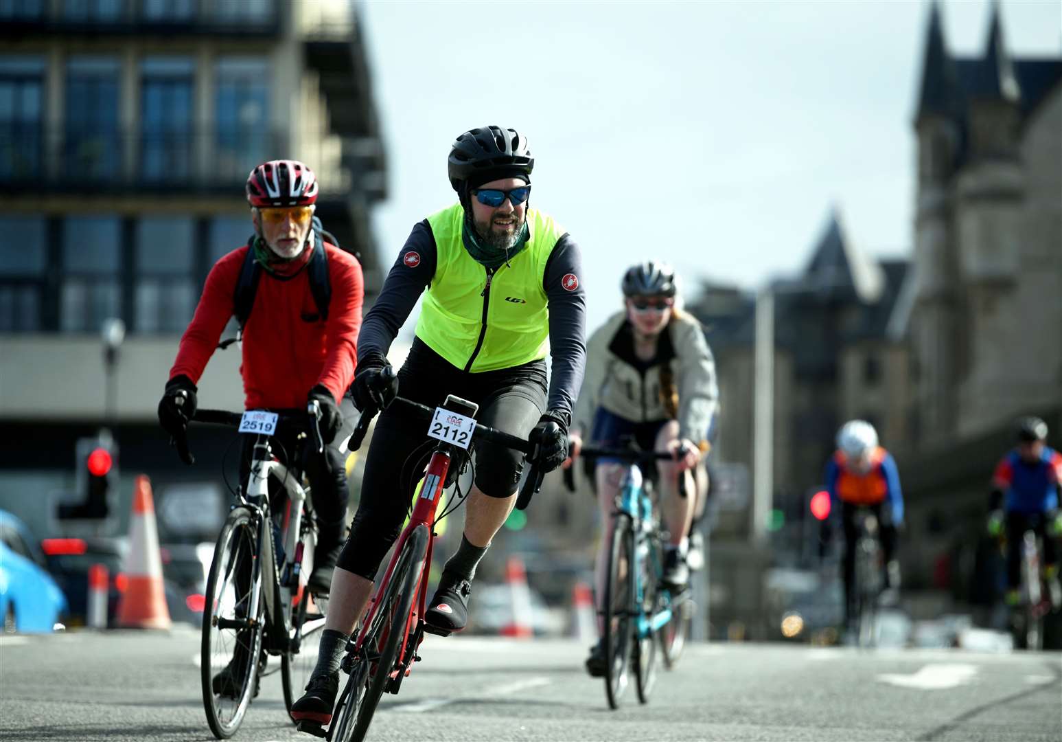 5,650 cyclists from 24 countries signed up to take on the challenge. Picture: James Mackenzie