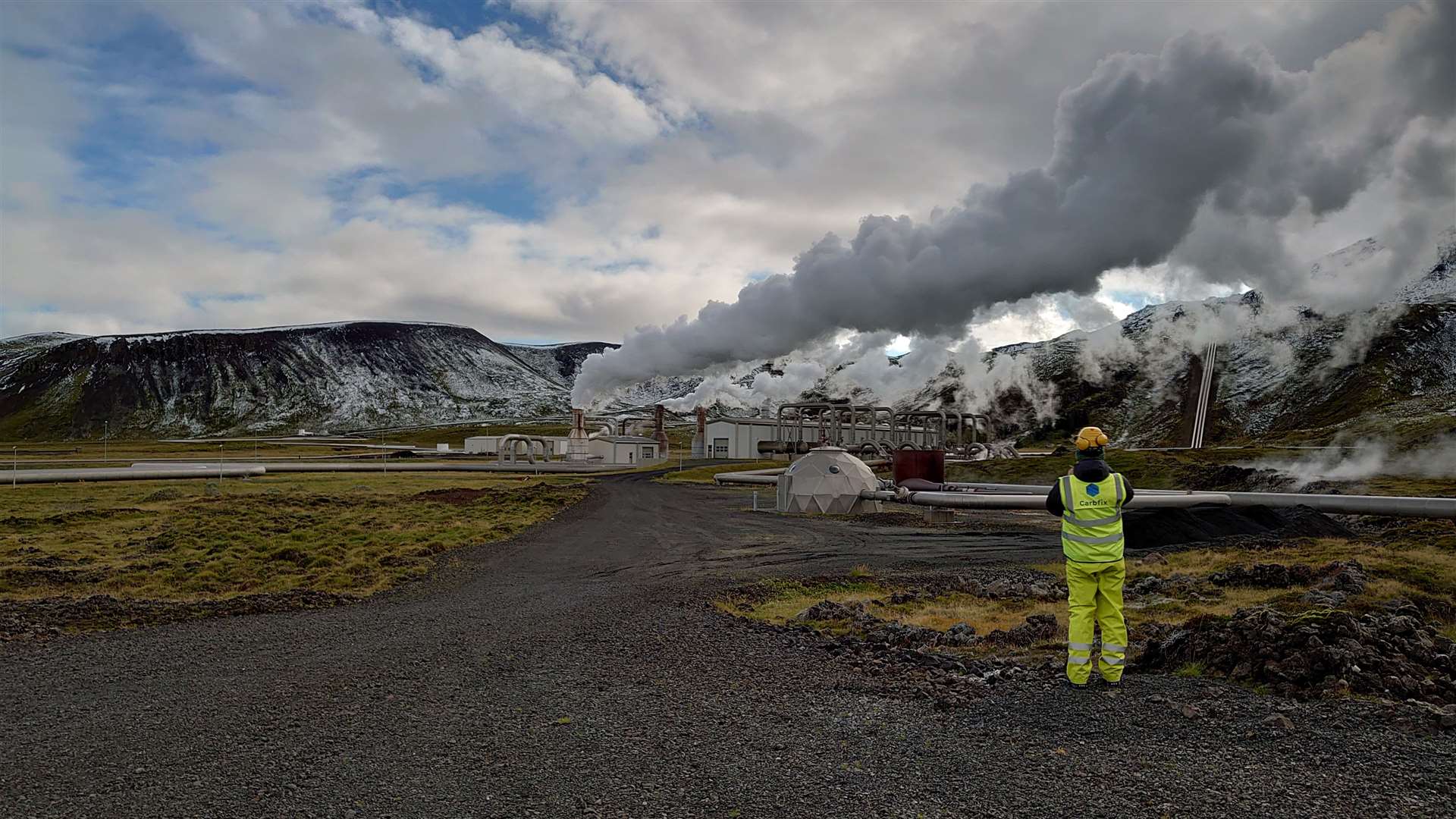 The project centres on a geothermal power plant in Iceland (University of Edinburgh/PA)
