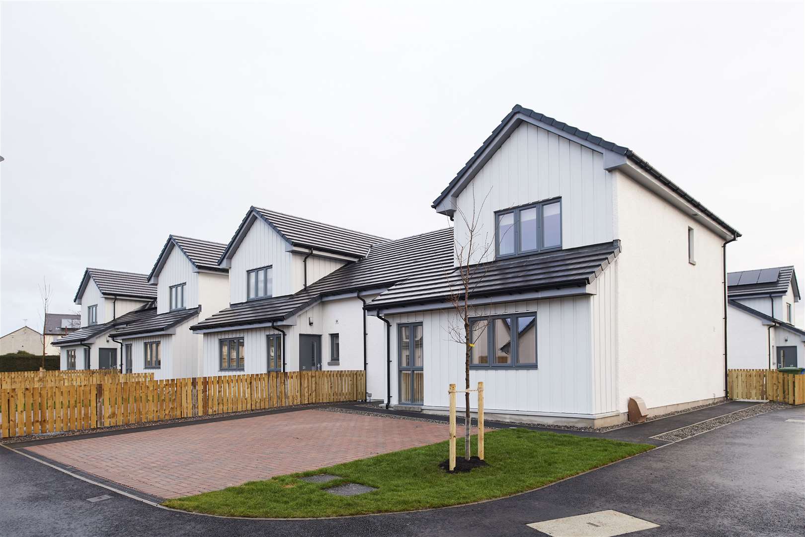 One of Highland Housing Alliance’s innovative, award-nominated homes at the formerly derelict Glendoe Terrace in Inverness.
