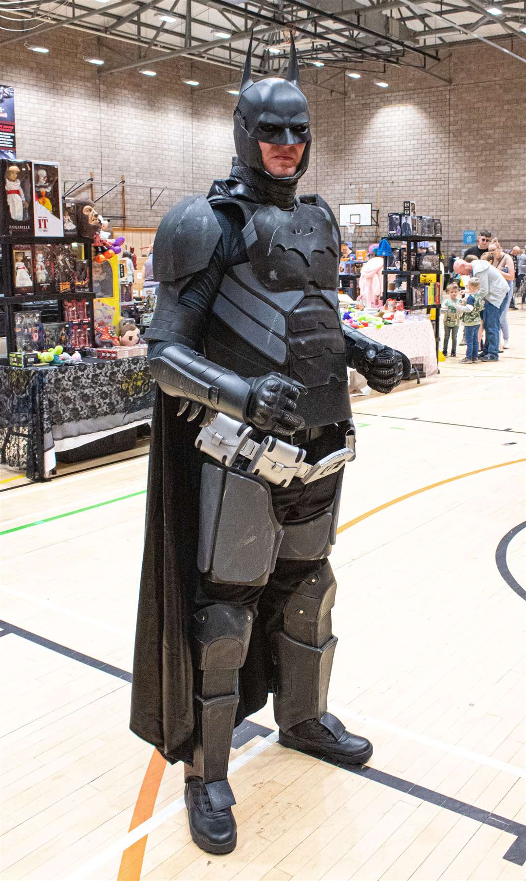 Wayne from Inverness answered ComiCon's signal on Saturday, dressed as Batman. Photo: Niall Harkiss