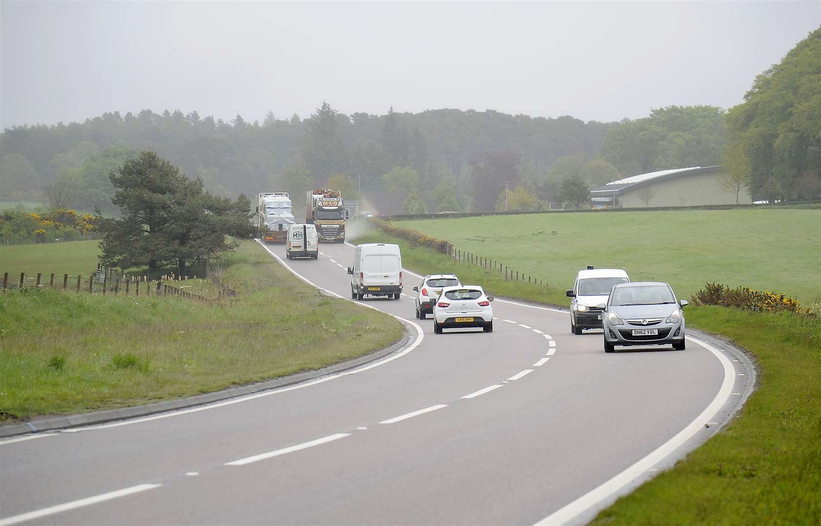 Much of the A96 is not dual carriageway.
