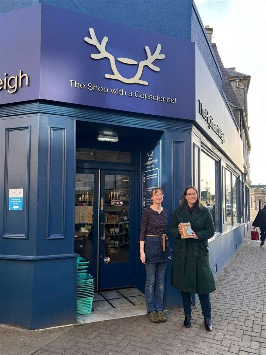 Emma Roddick MSP visited The Highland Weigh in Nairn.