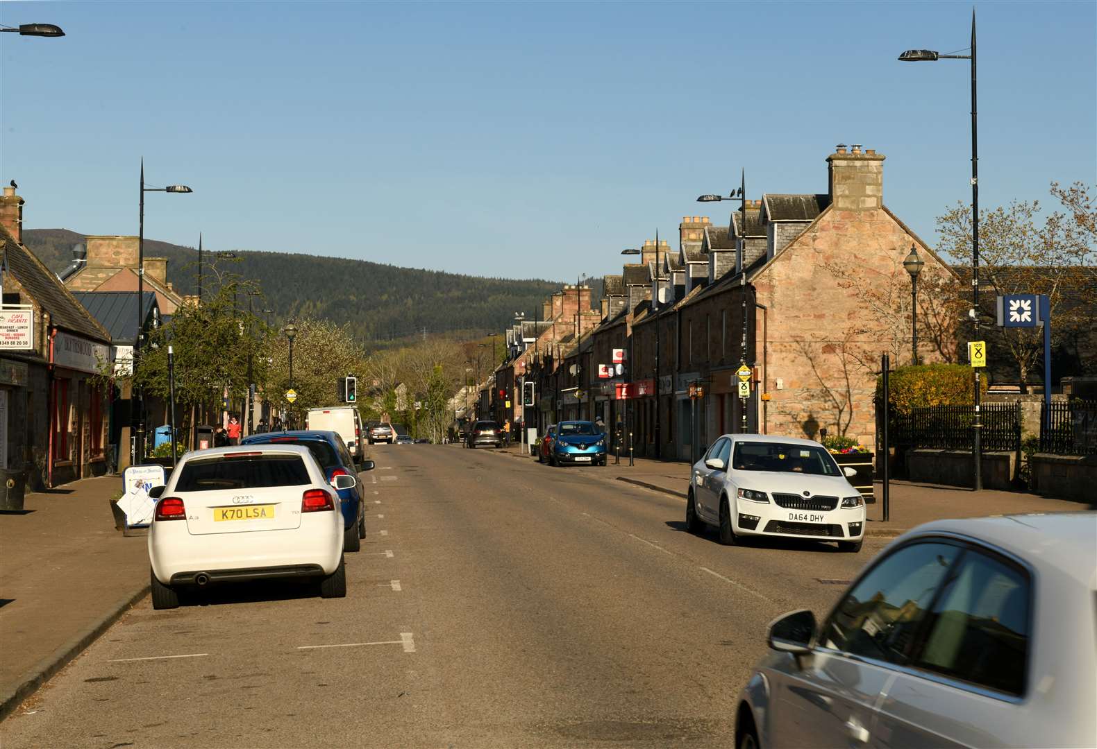 Police Scotland said the alleged incident happened on High Street, Alness, at about 1pm on Monday.