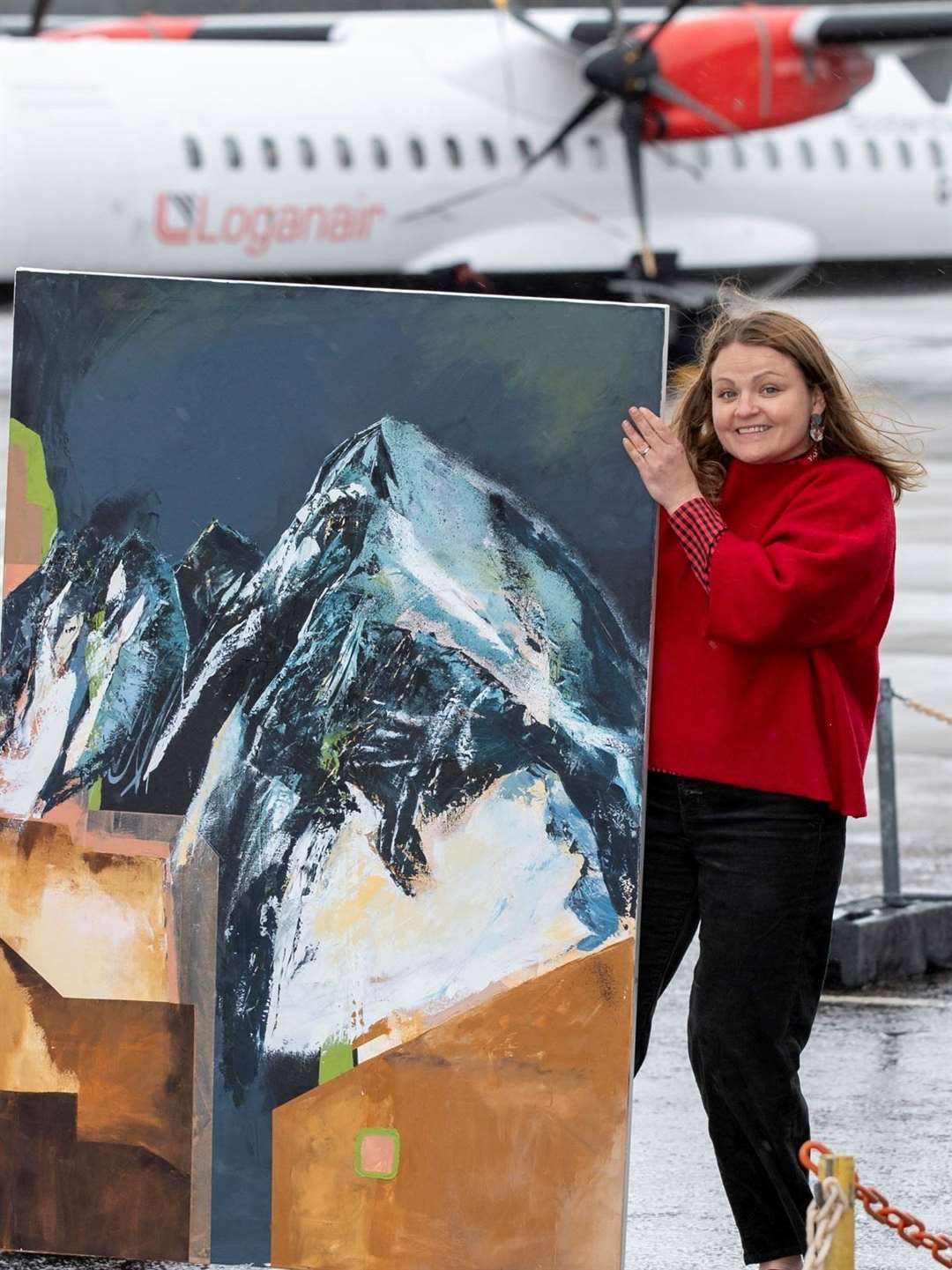 Yelena Visemirska is among the artists whose work will welcome visitors to the Highlands when they arrive at the region's main airport, and promote the region as a burgeoning centre for creative practice. Photograph by Martin Shields