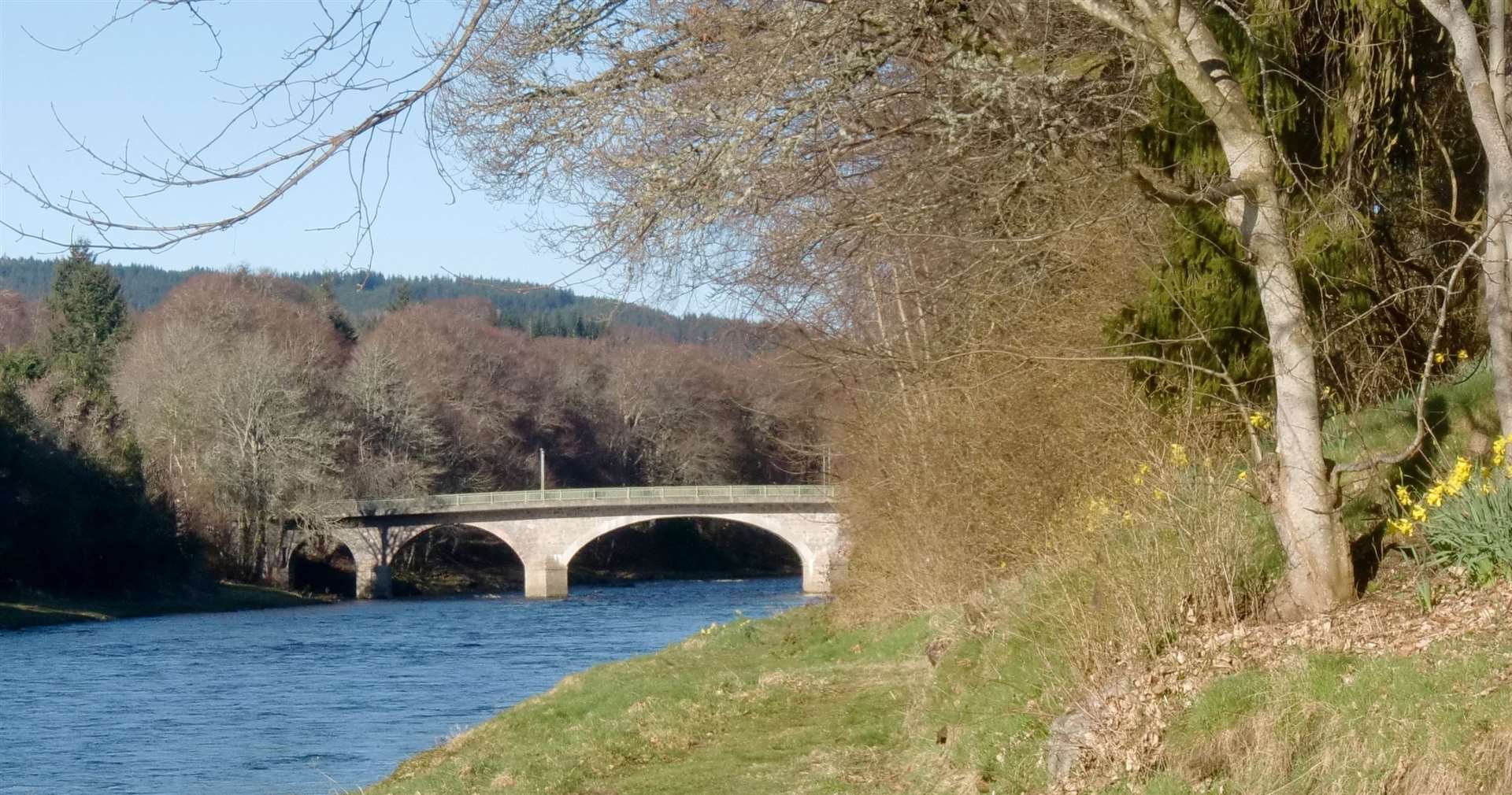 The bridge over the Dee at Banchory.