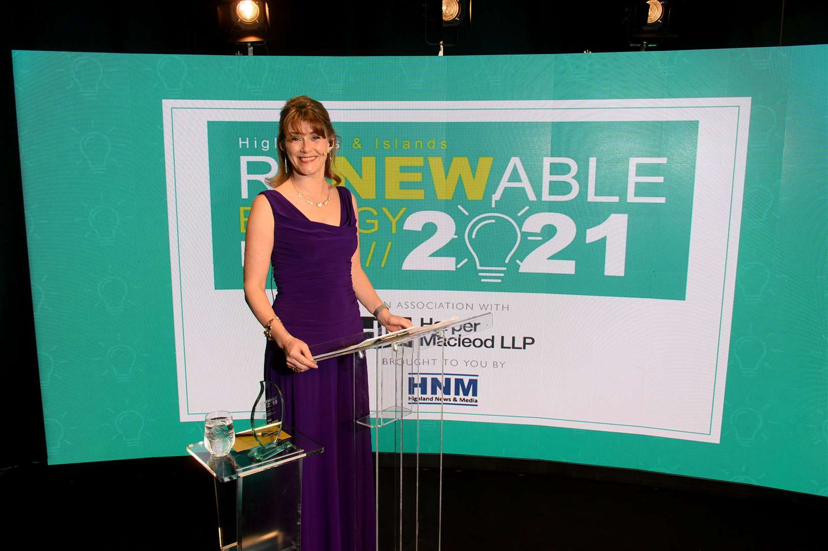 Renewable Energy virtual awards 2021..Host Nicky Marr..Picture: Gary Anthony..