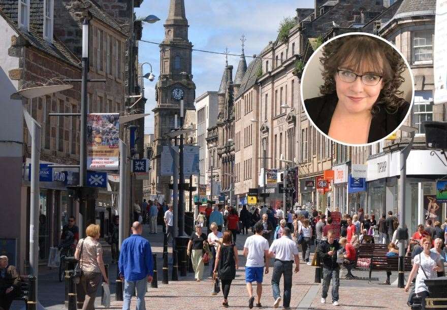 BID director Lorrraine Bremner McBride is glad to see tourists returning to Inverness city centre.