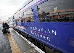 Under threat - the Caledonian Sleeper which runs an overnight service between Inverness and London.