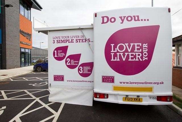 The Love Your Liver road show will visit Inverness at the start of a Scotland-wide tour.