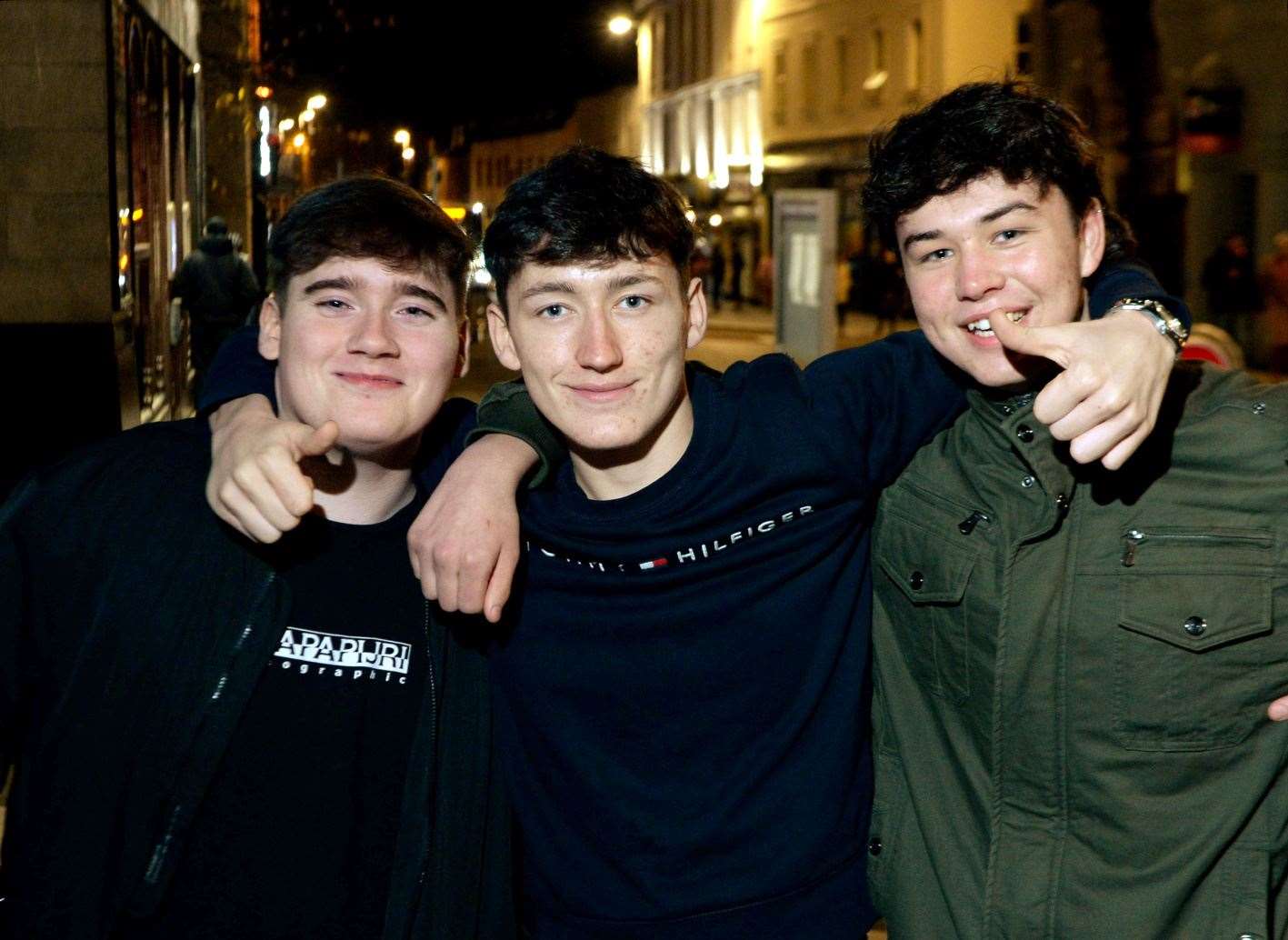 Andrew McDowall, Kieran Hooper and William Ross. Picture: James Mackenzie.