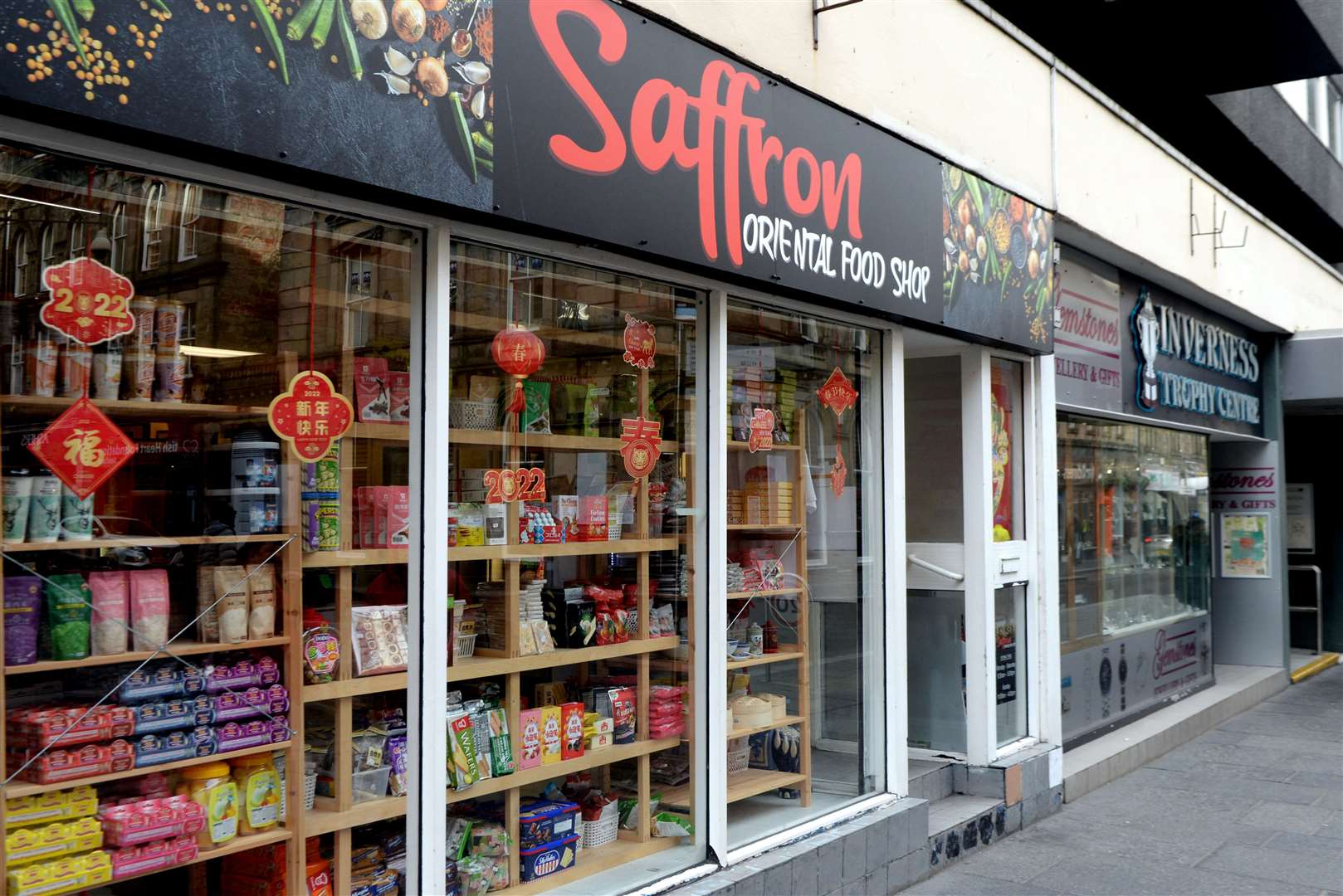 Award-winning Saffron Oriental Food Shop in Church Street.