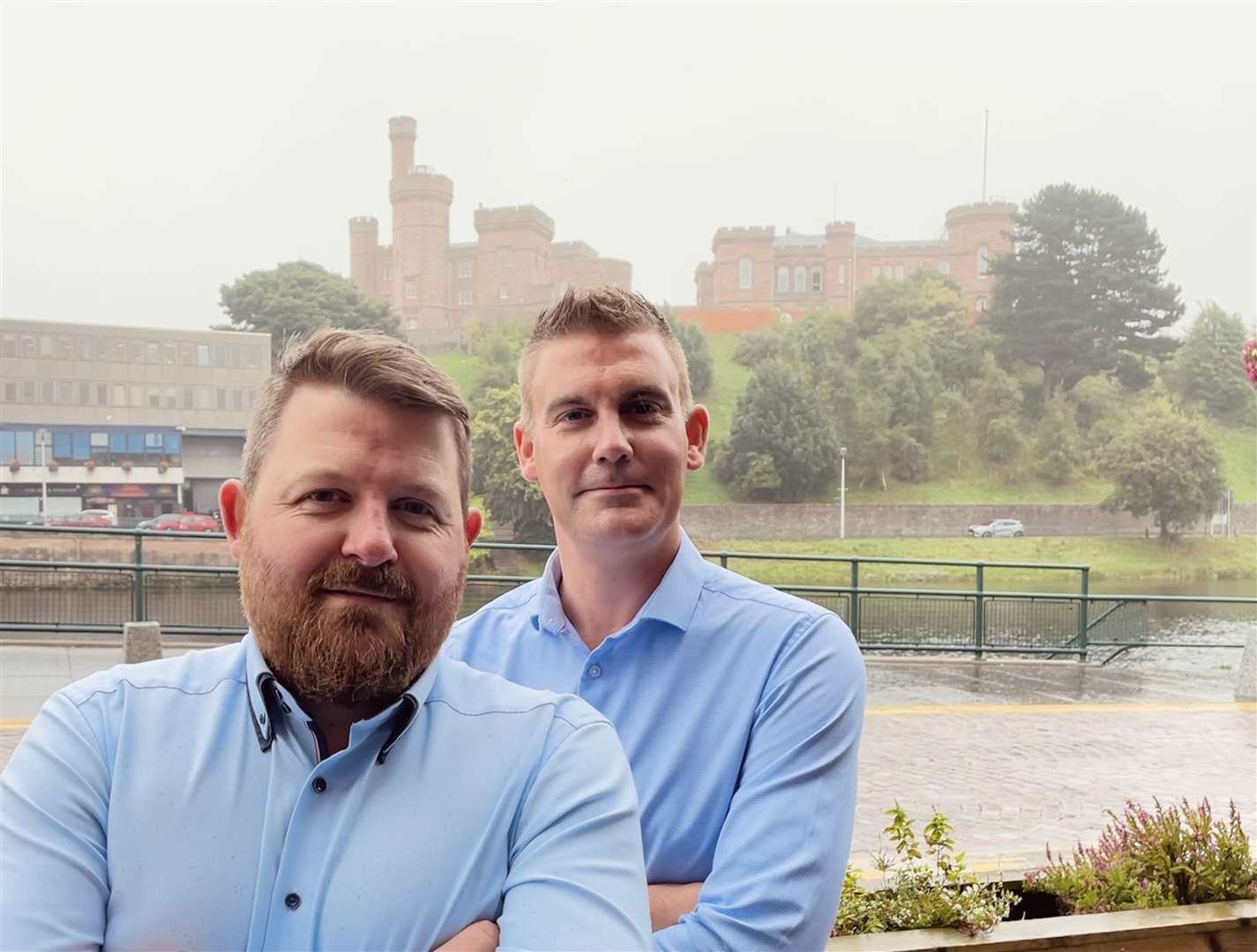 Cru Holdings directors Ken Loades (front) and Scott Murray have pledged to meet the Real Living Wage across all six of the company’s venues.