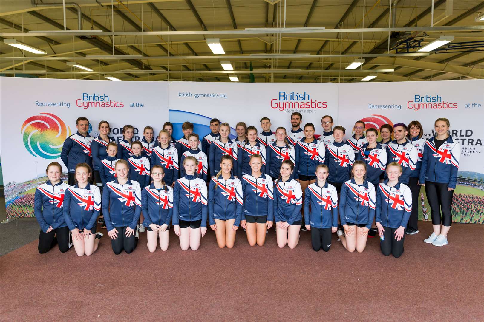 Inverness Gymnastics Club kitted out in their GB kit.