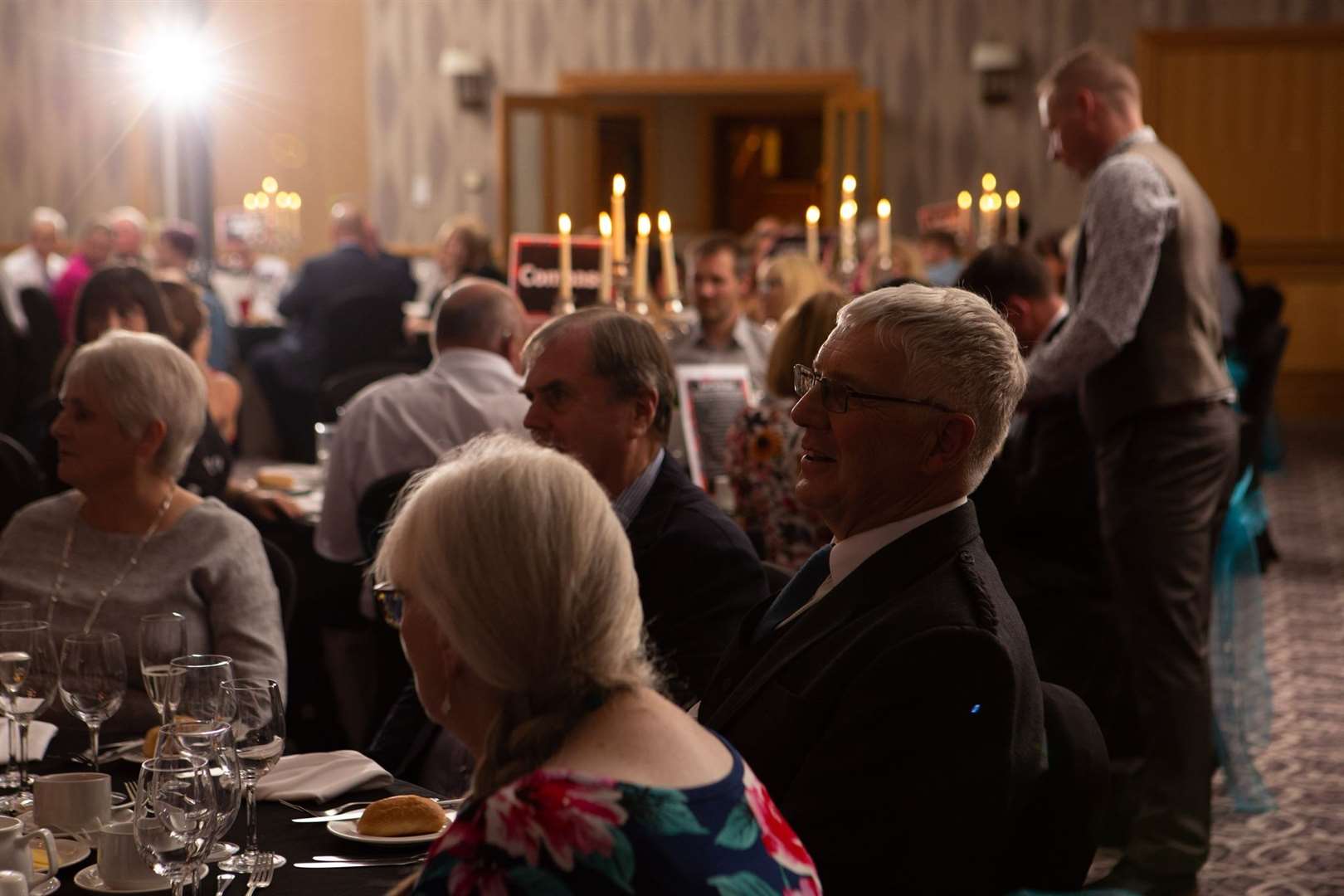 Sitting down to dinner at the inaugural Haven Highland Hooley at the Drumossie Hotel. Picture: Alison White Photography.