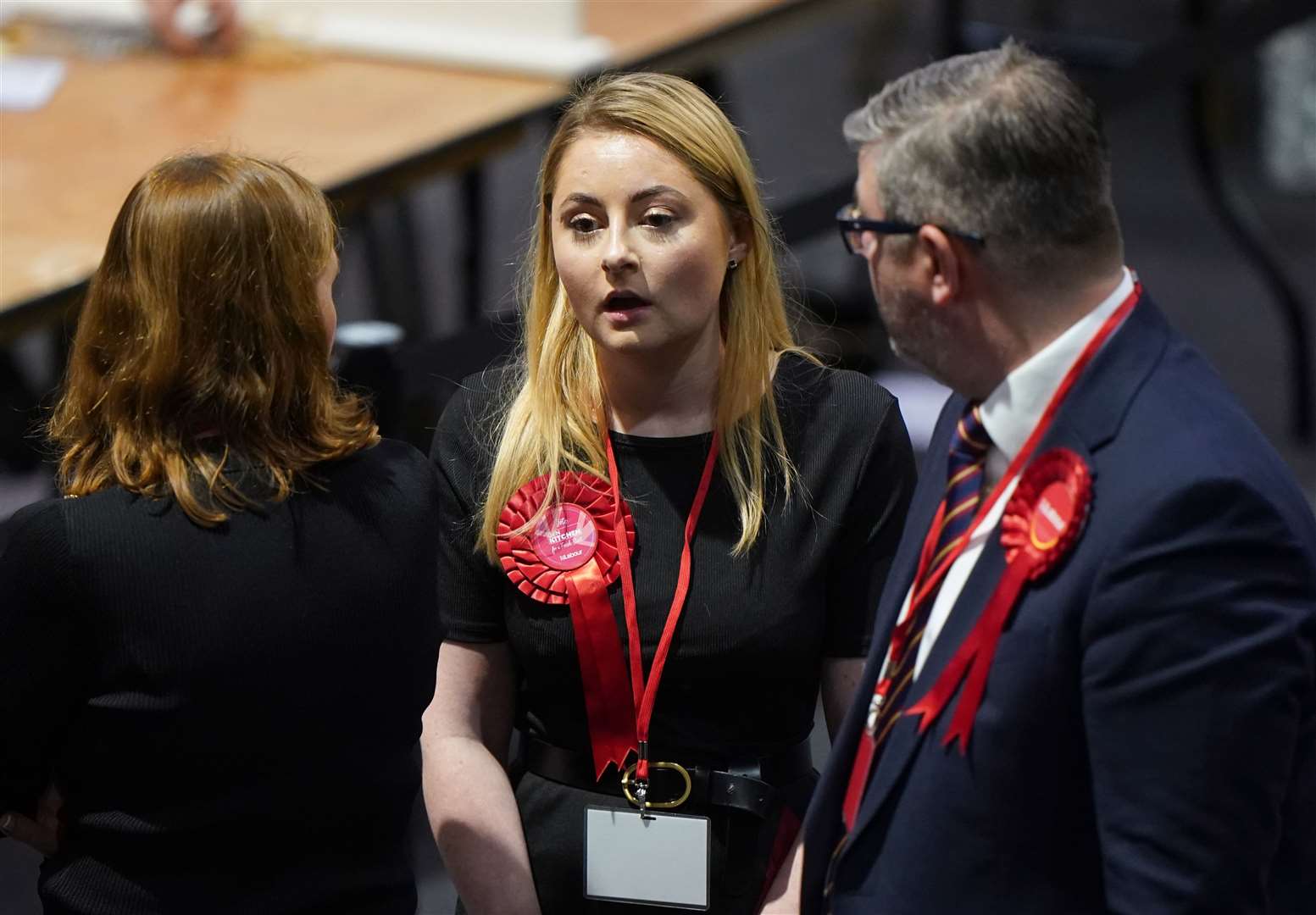 Labour Party candidate Gen Kitchen won a majority of more than 6,000, overturning a Conservative majority of more than 18,000 (Joe Giddens/PA)